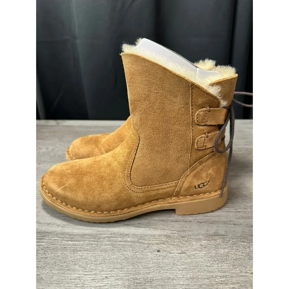 NWT UGG Naiyah Boots Chestnut Size 7
